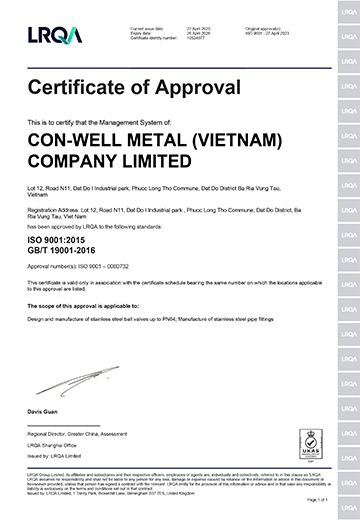 ISO9001-Certificate